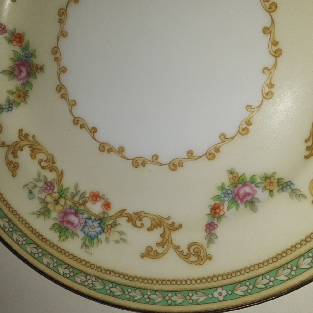 Vintage Noritake Flomar #3828 Set of 4 small plates.